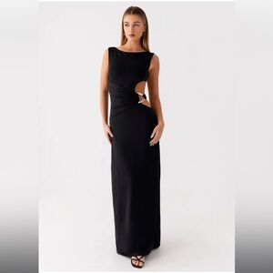 Peppermayo Jayana Maxi Dress - Black
